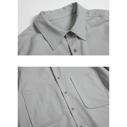 胸ポケット 長袖シャツ　M10378