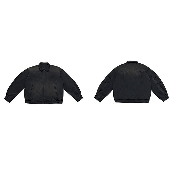 ヴィンテージ風 ジップアップジャケット M10418