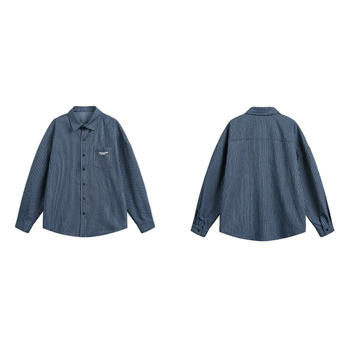ストライプ柄 シャツ M10428