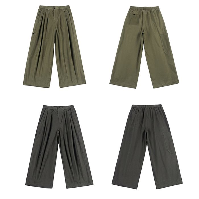 タック入り ワイドパンツ M10377