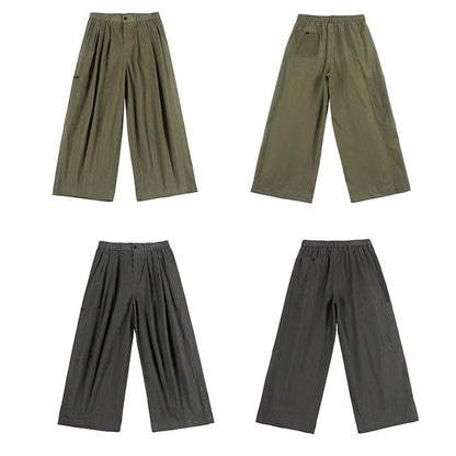 タック入り ワイドパンツ M10377