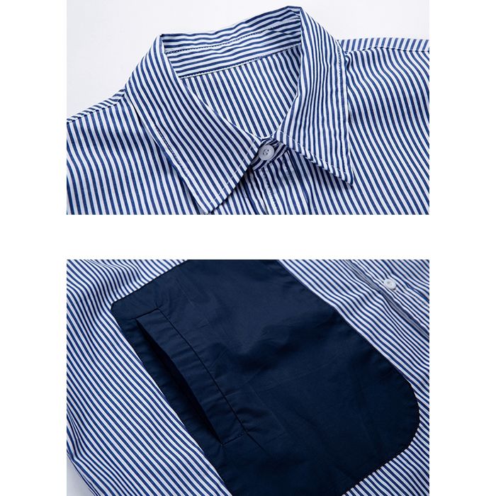 ストライプ柄シャツ　M10368