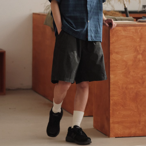 ヴィンテージ加工 ショートパンツ　M10217