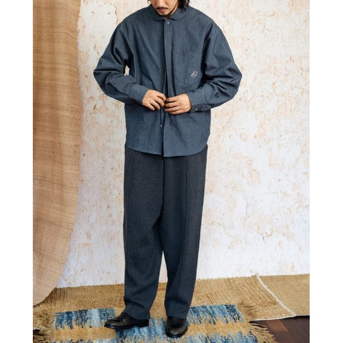 刺繍入りポケット シャツ M10404