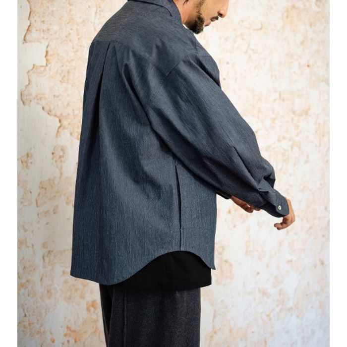 刺繍入りポケット シャツ M10404