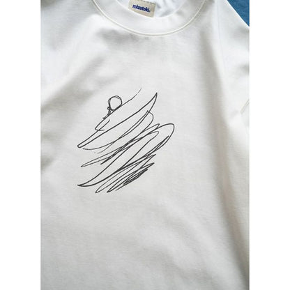 グラフィックプリント プルオーバー M10406