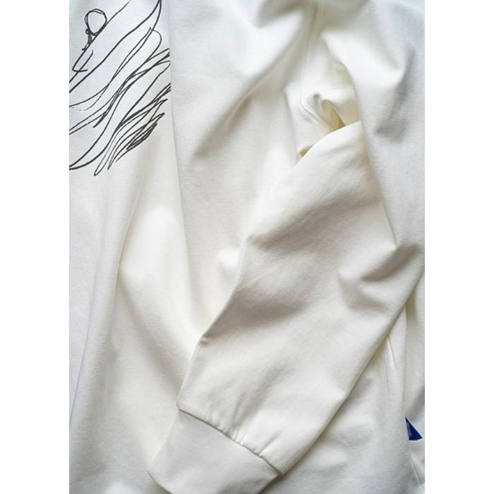 グラフィックプリント プルオーバー M10406