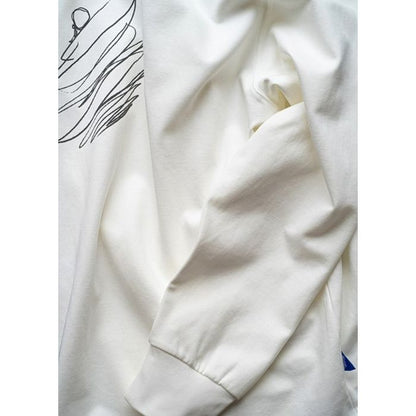 グラフィックプリント プルオーバー M10406