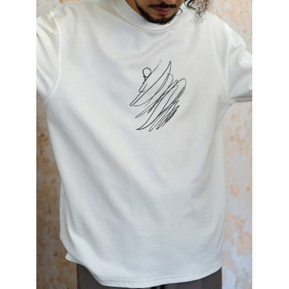 グラフィックプリント プルオーバー M10406