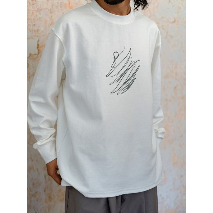 グラフィックプリント プルオーバー M10406