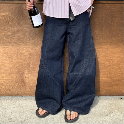 カーブライン ワイドデニムパンツ M10462