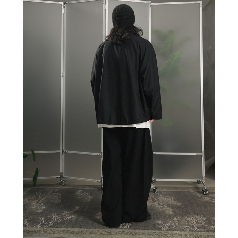ノーカラー ジップ ジャケット　M10693