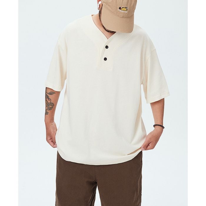 ヘンリーネック Tシャツ　M10291