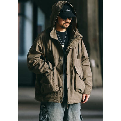 ミリタリースタイル フード付ジャケット　M10636