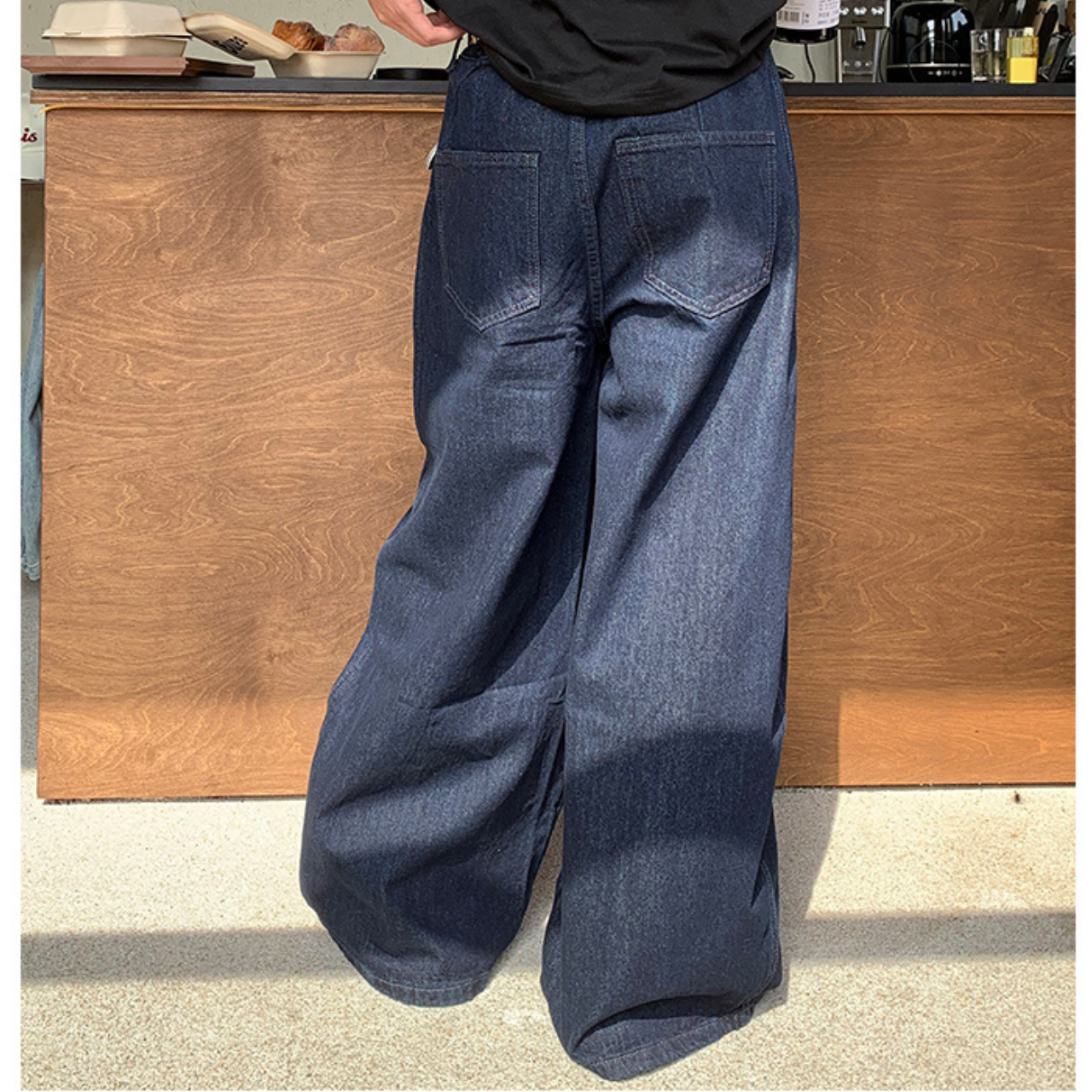 カーブライン ワイドデニムパンツ M10462