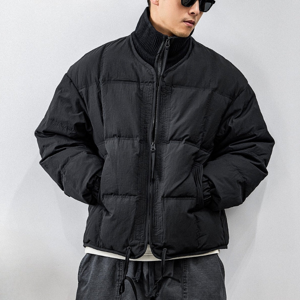 スタンドカラー キルティング ダウンジャケット　M10567