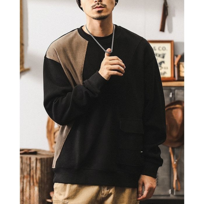 切り替えデザイン バイカラースウェット M10439