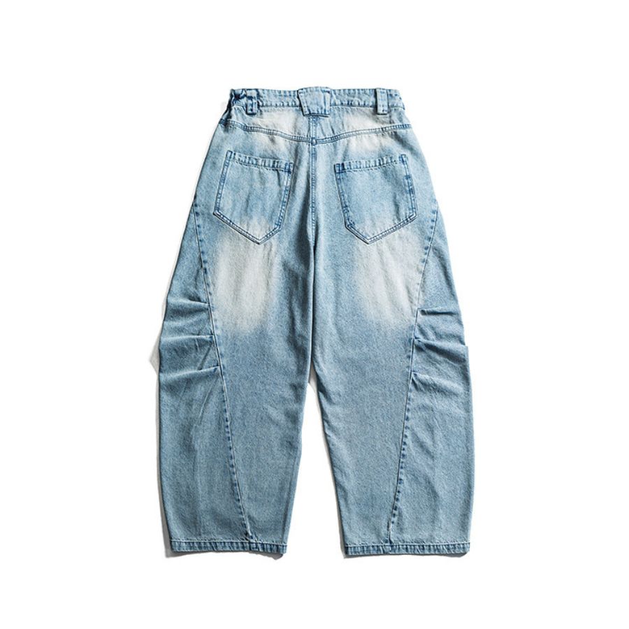 ワイド ダメージ デニム パンツ M10689