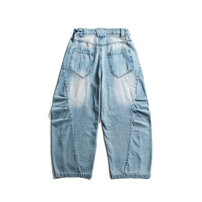 ワイド ダメージ デニム パンツ M10689