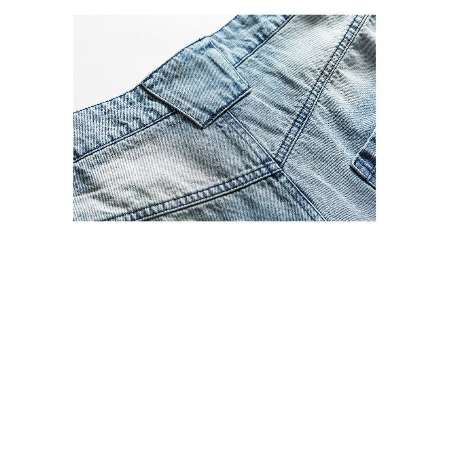 ワイド ダメージ デニム パンツ M10689