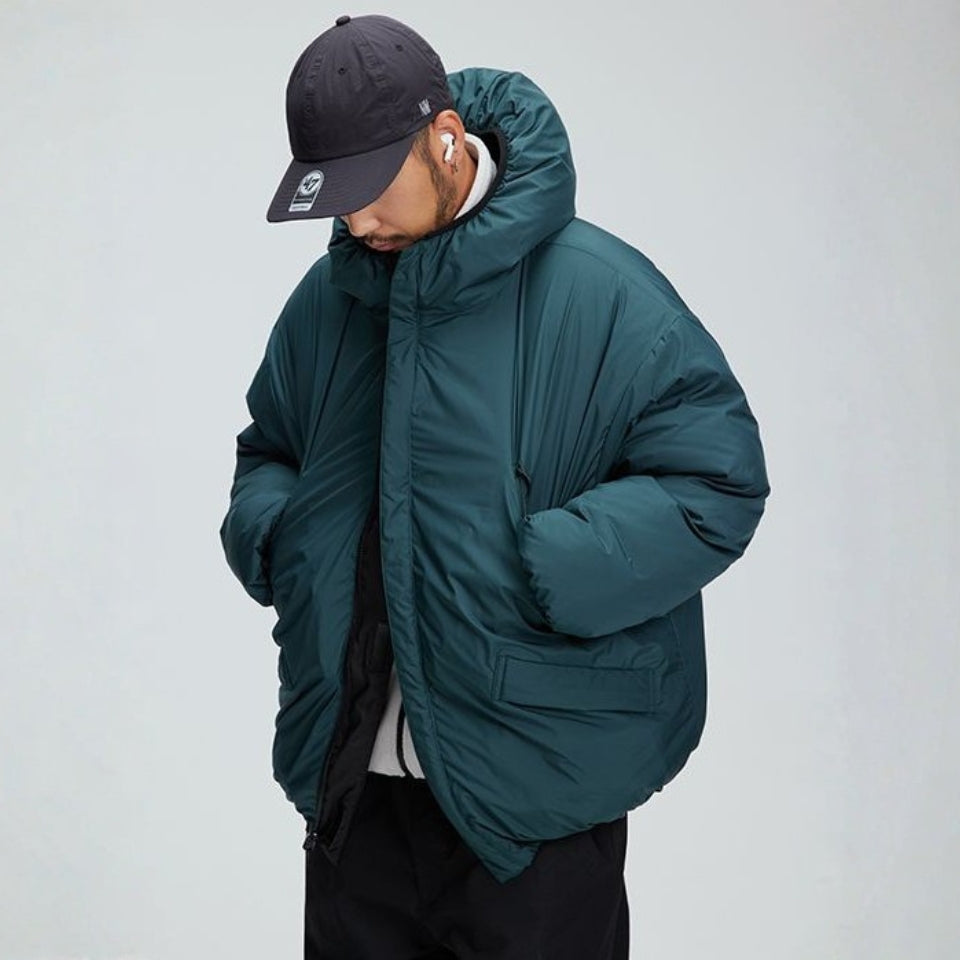 フード付き リバーシブルダウンジャケット M10579