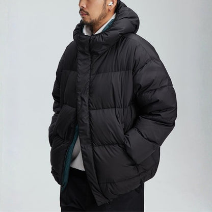 フード付き リバーシブルダウンジャケット M10579