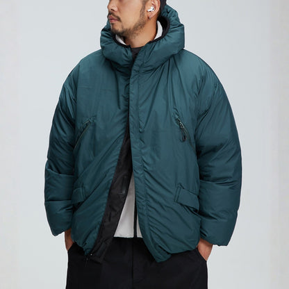 フード付き リバーシブルダウンジャケット M10579