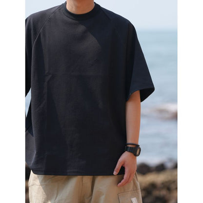 ワッフルテクスチャ Tシャツ　M10264