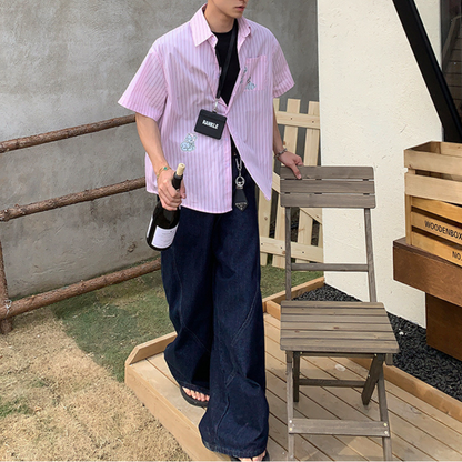 カーブライン ワイドデニムパンツ M10462