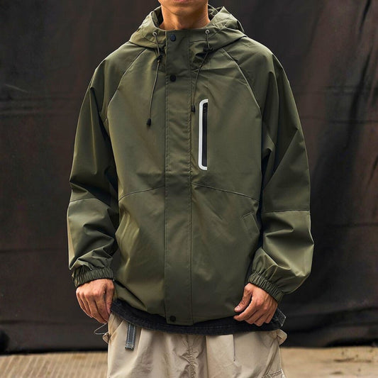 バイカラー フード付きジャケット　M10592