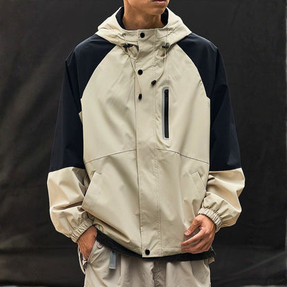 バイカラー フード付きジャケット　M10592