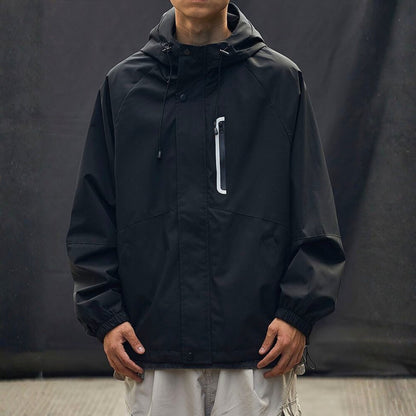 バイカラー フード付きジャケット　M10592