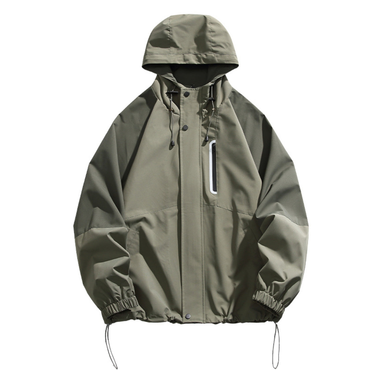 バイカラー フード付きジャケット　M10592