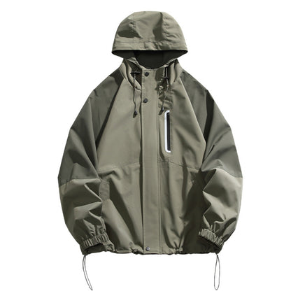 バイカラー フード付きジャケット　M10592