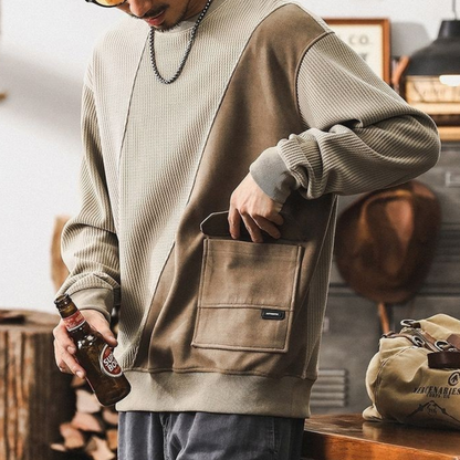 切り替えデザイン バイカラースウェット M10439