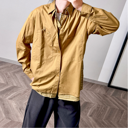 レイヤード風デザインシャツ M10463