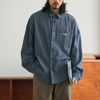 ストライプ柄 シャツ M10428
