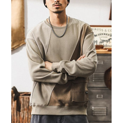 切り替えデザイン バイカラースウェット M10439