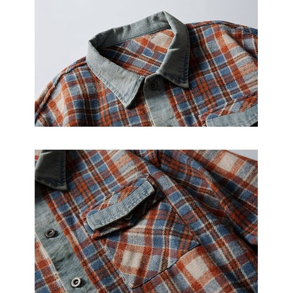 チェック柄 シャツ M10387