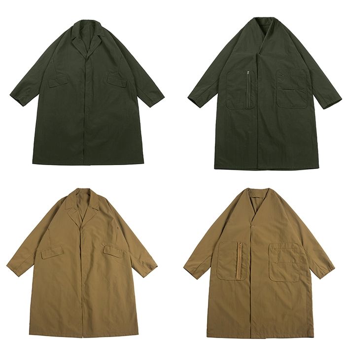 リバーシブル ミドル丈コート　M10342