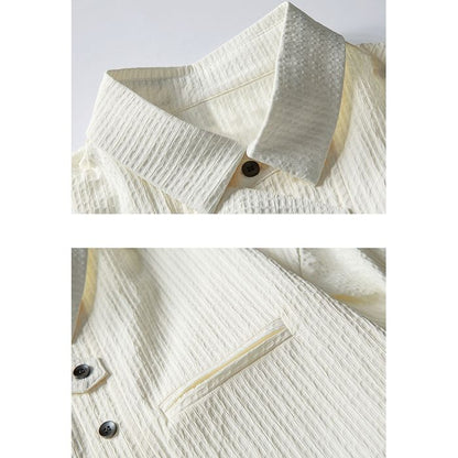 デザインフロントボタン シャツ M10426