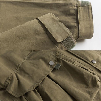 ミリタリースタイル フード付ジャケット　M10636