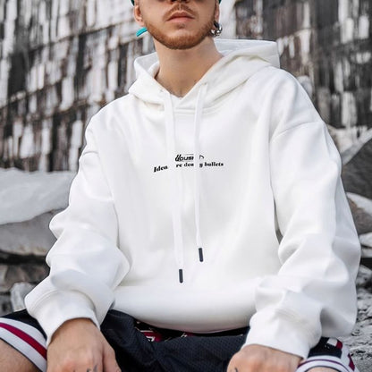 矢印プリント オーバーサイズ フーディ　M10493