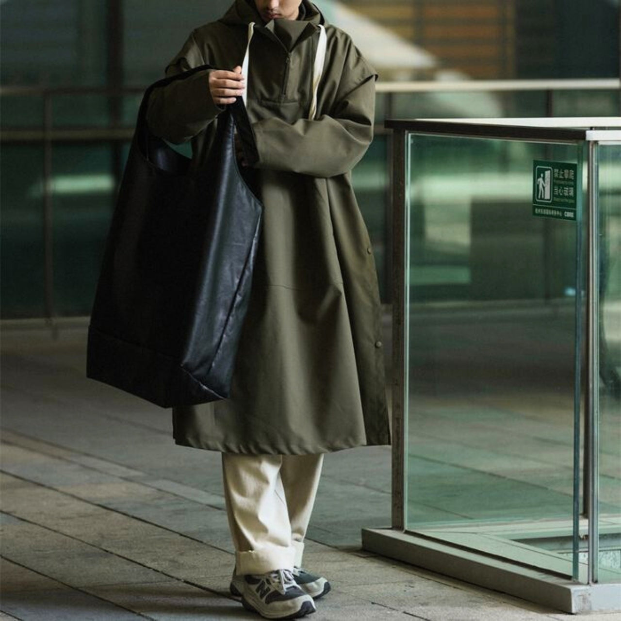 フード付 プルオーバーコート　M10346