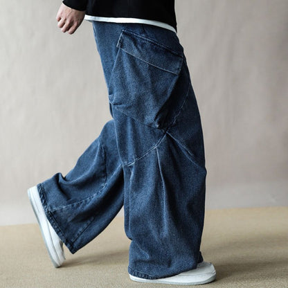 ワイド カーゴ デニムパンツ　M10690