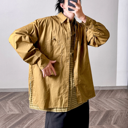 レイヤード風デザインシャツ M10463