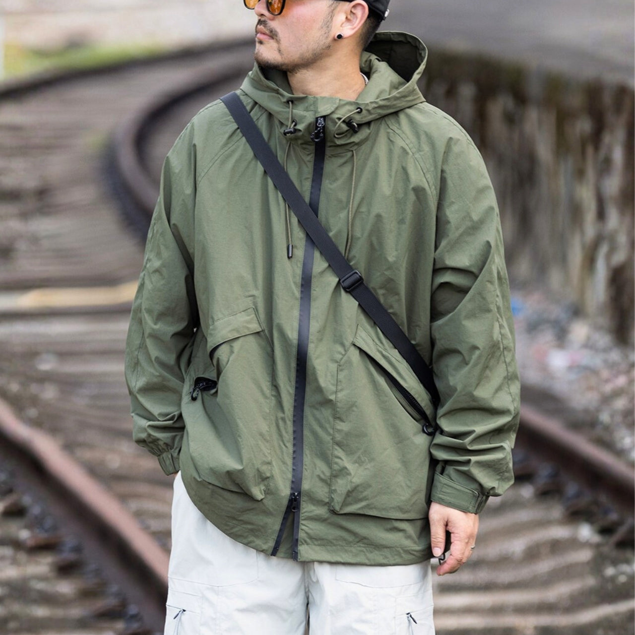 フード付 ジップアップジャケット M10601