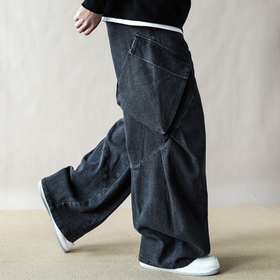 ワイド カーゴ デニムパンツ　M10690