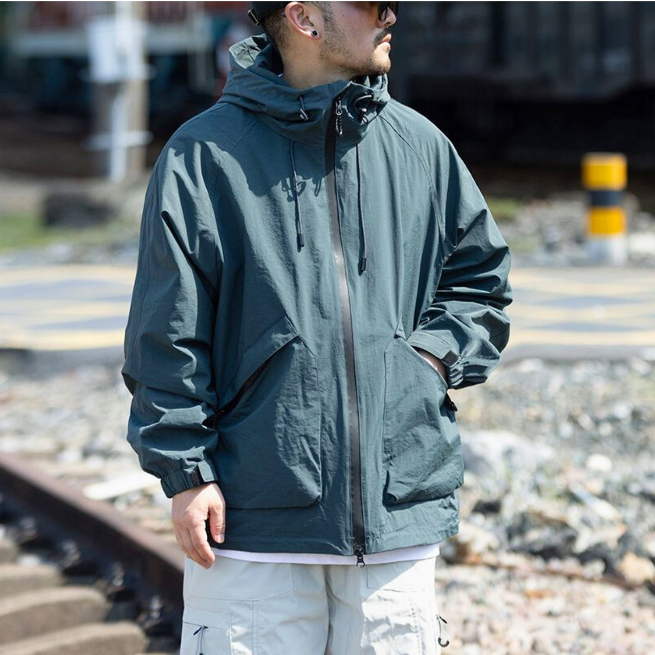 フード付 ジップアップジャケット M10601