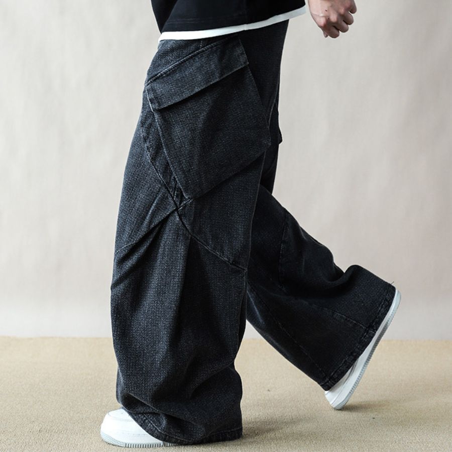 ワイド カーゴ デニムパンツ　M10690